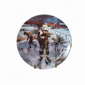 Vintage collectible plate by Stewart Sherwood 1986 Dreams of Glory